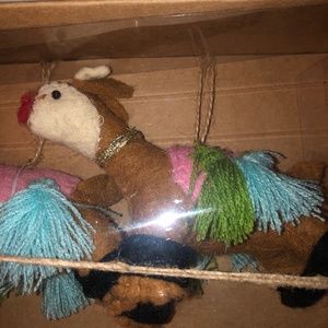 NIB Christmas Raindeer Handmade In India